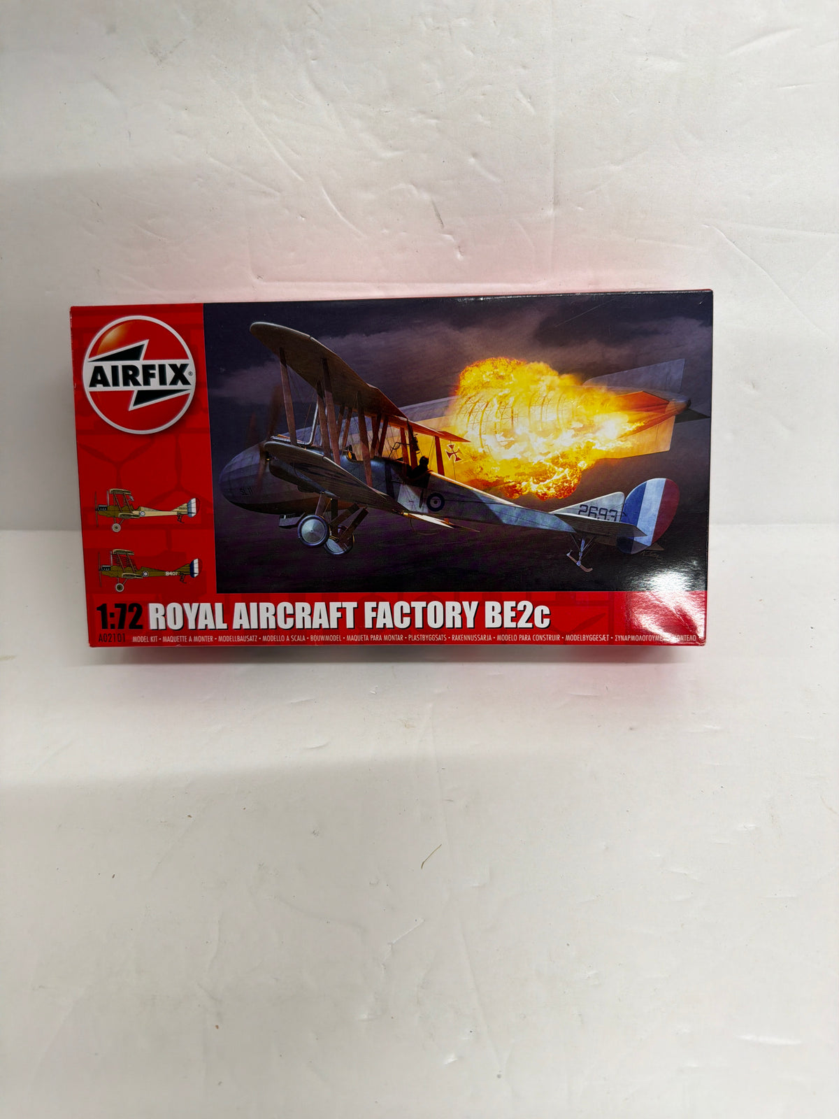 Airfix Plastic Model Kit Royal Aircraft Factory BE2c Night Fighter 1/72