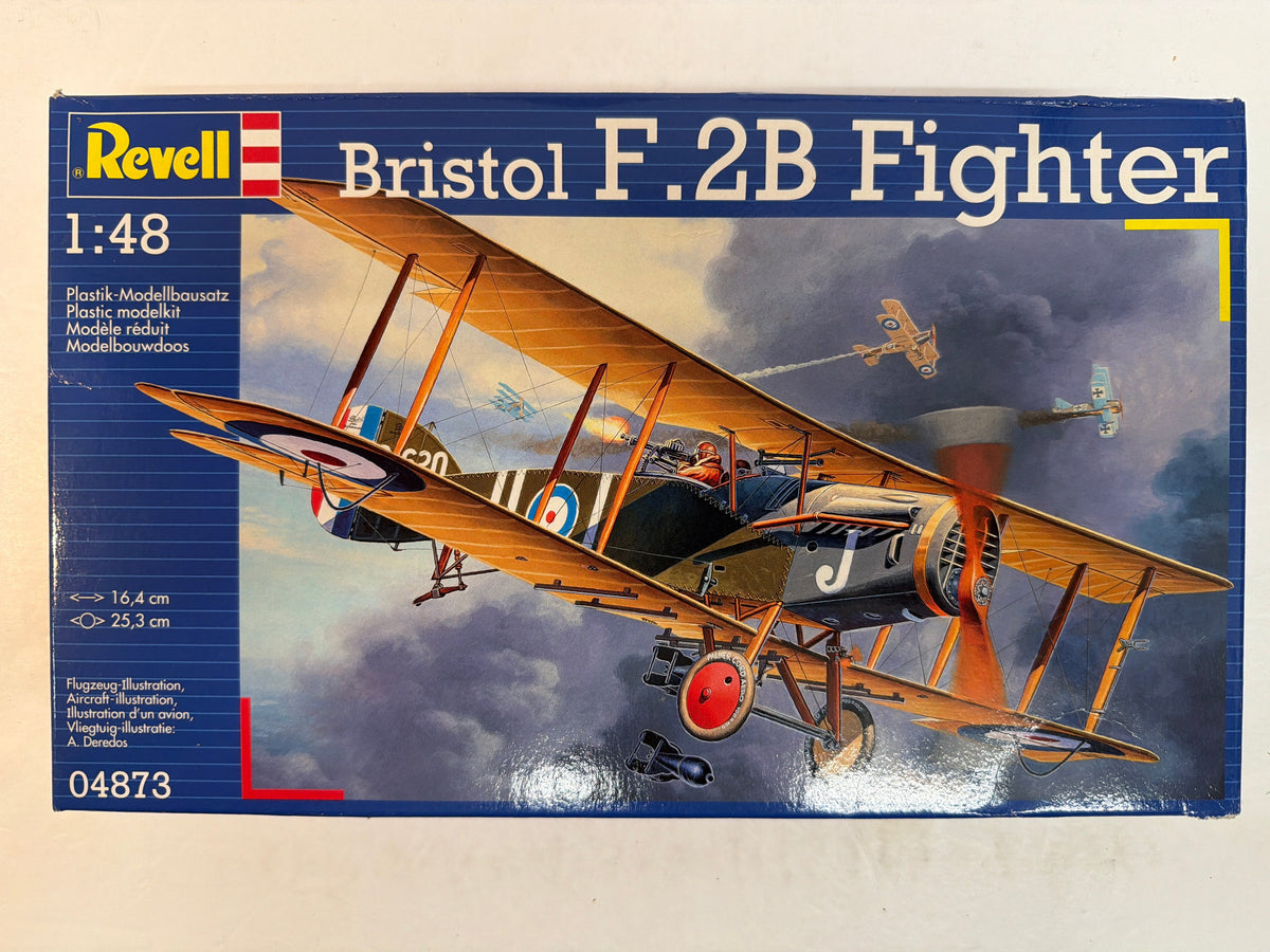 Revell Plastic aircraft kit Bristol F.2B Fighter 1:48 04873 Opened but complete