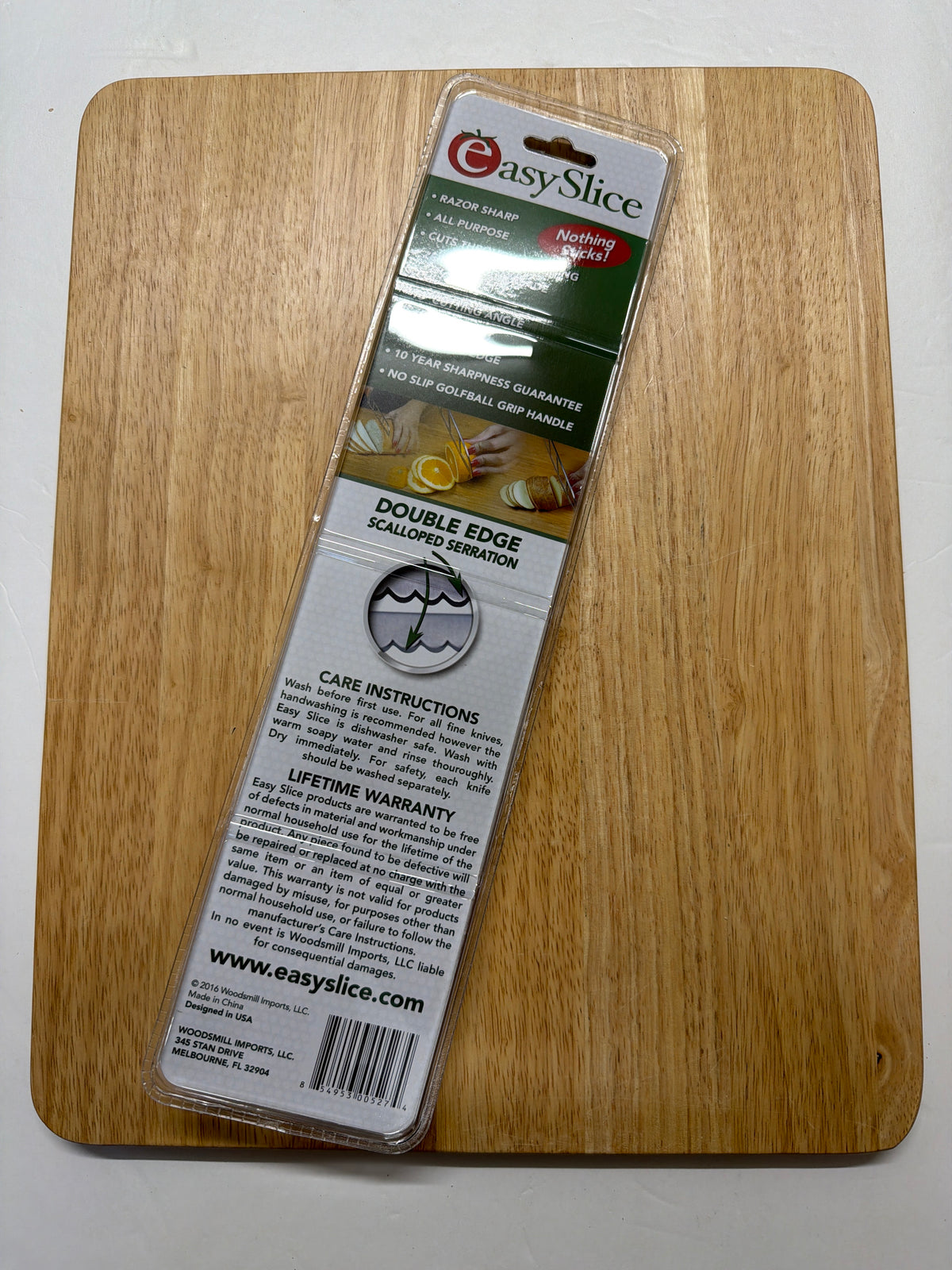 EASYSLICE 200MM (8 Inch) Kitchen Cutting Utensils Knife With Scalloped Double Serrations