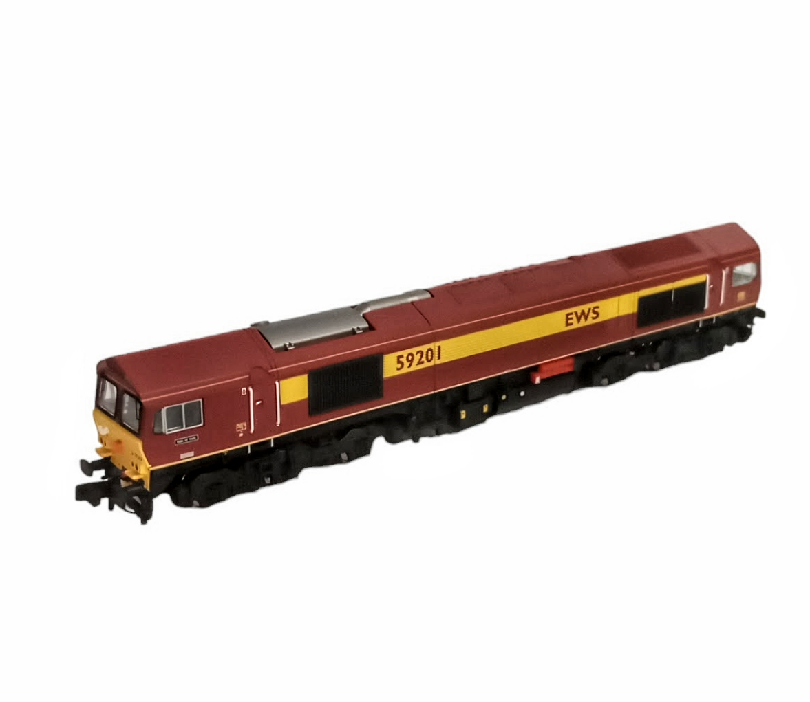 Class 59 59201 EWS Vale of York DCC & Sound
