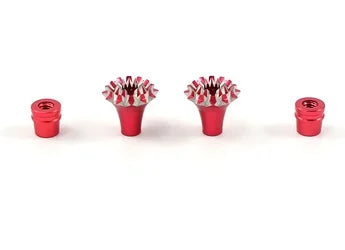 M3 Aluminium Gimbal Stick Ends Pair - Lotus design