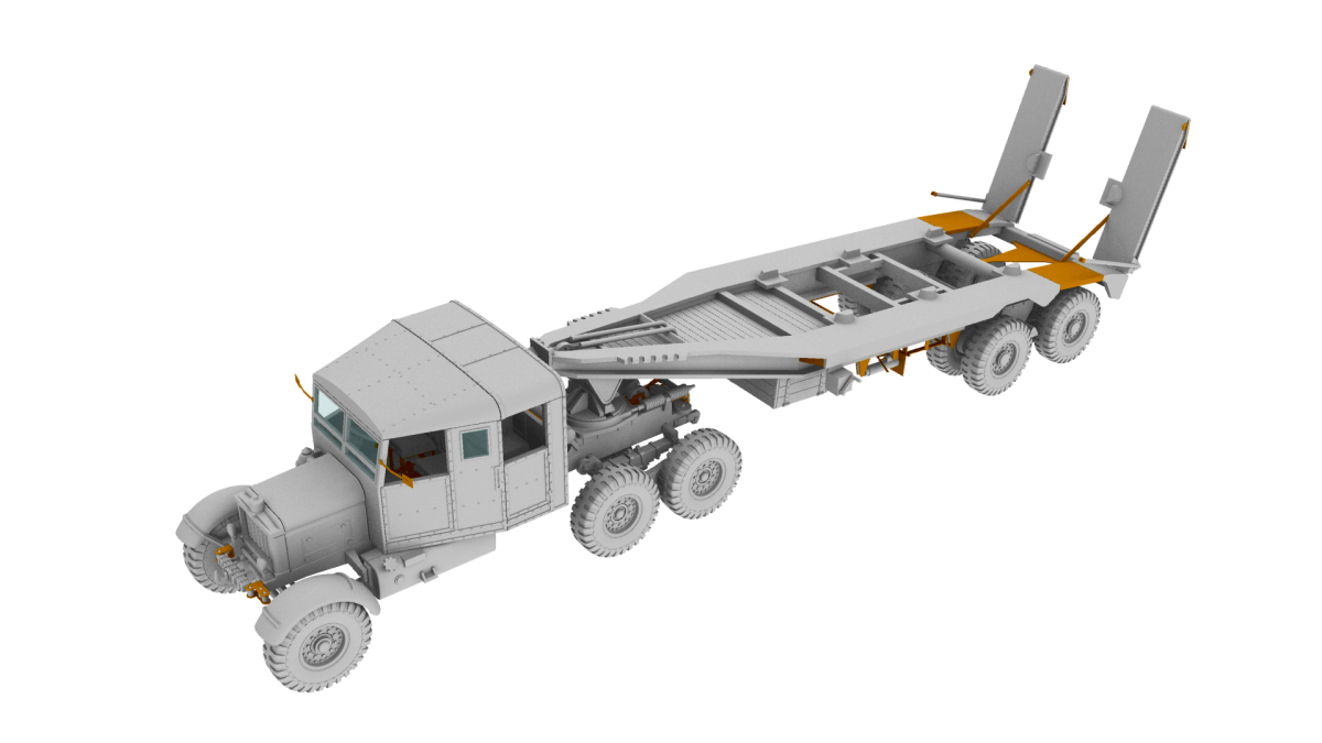 IBG 1/72 Scammell Pioneer Tank Transporter with TRCU30 Trailer Kit 72080