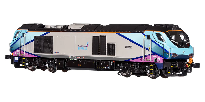 Dapol N Gauge DCC Ready Class 68 Splendid 68027 Transpennine Express 2D-022-014