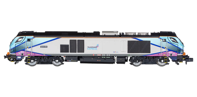 Dapol N Gauge DCC Ready Class 68 Splendid 68027 Transpennine Express 2D-022-014