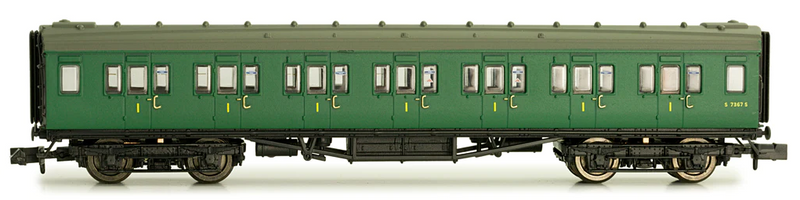 Dapol N Gauge Maunsell Coach First Class BR Southern Region Green 7367 2P-012-304