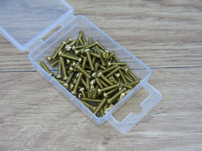 100 6BA C/HEAD BRASS BOLTS BAGGED