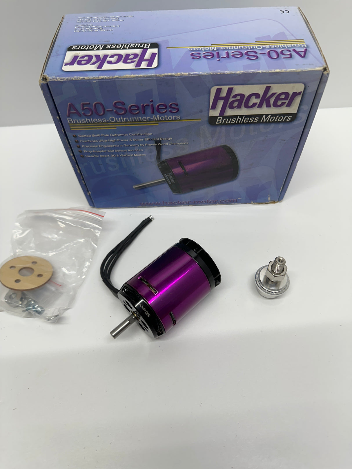 Hacker A50-14L 300 RPM Outrunner Brushless Motor earlier version to V4