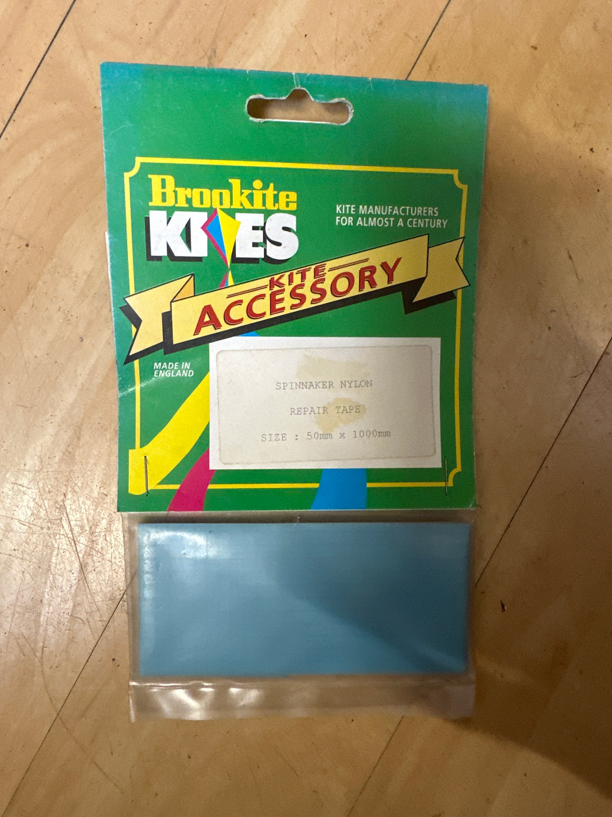 Brookite Kites Spinnaker Nylon Repair Tape Baby Blue 50mm x 1000mm