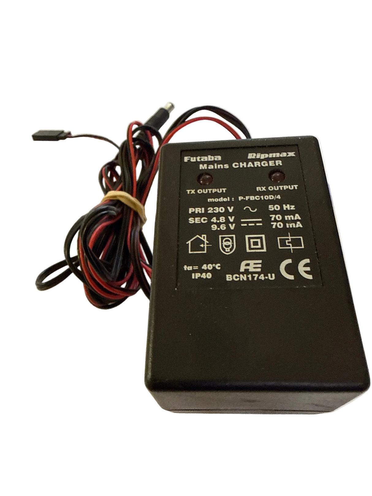 Futaba/Ripmax TX/RX NiCad/NiMH Charger 70mA/70mA - SECOND HAND (Box 95)