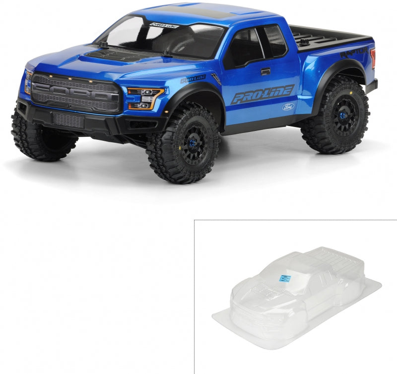 1/10 2017 Ford F-150 Raptor True Scale Clear Body: Short Cou