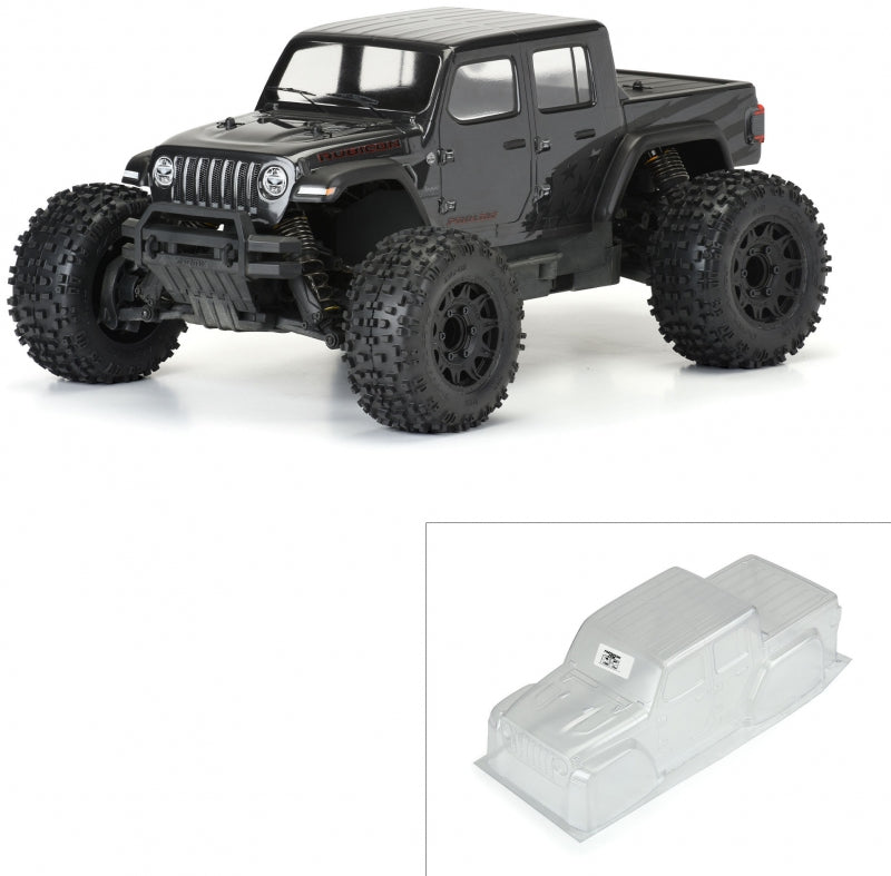 1/10 Jeep Gladiator Rubicon Clear Body: GRANITE