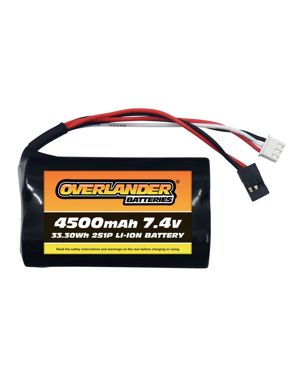 Overlander 4500mAh 7.4V 2S Config 2 Li-Ion Battery