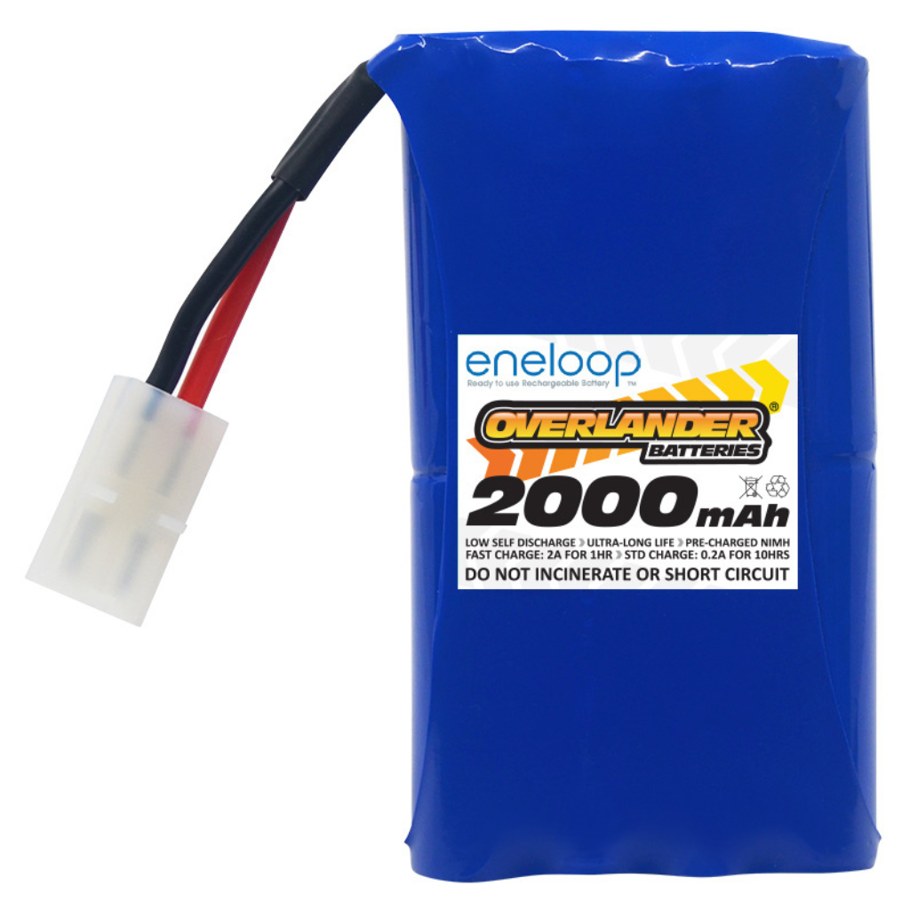 Overlander Panasonic Eneloop AA 2000mAh 9.6V Config (17+2) NiMH Battery