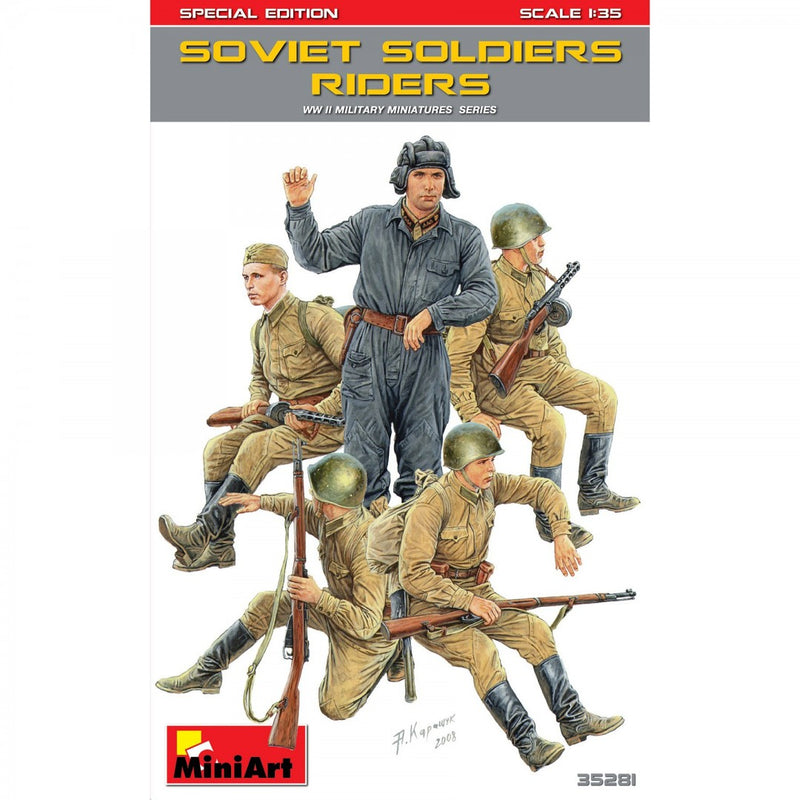 MiniArt 1/35 SOVIET SOLDIERS RIDERS SPECIAL EDITION 35281
