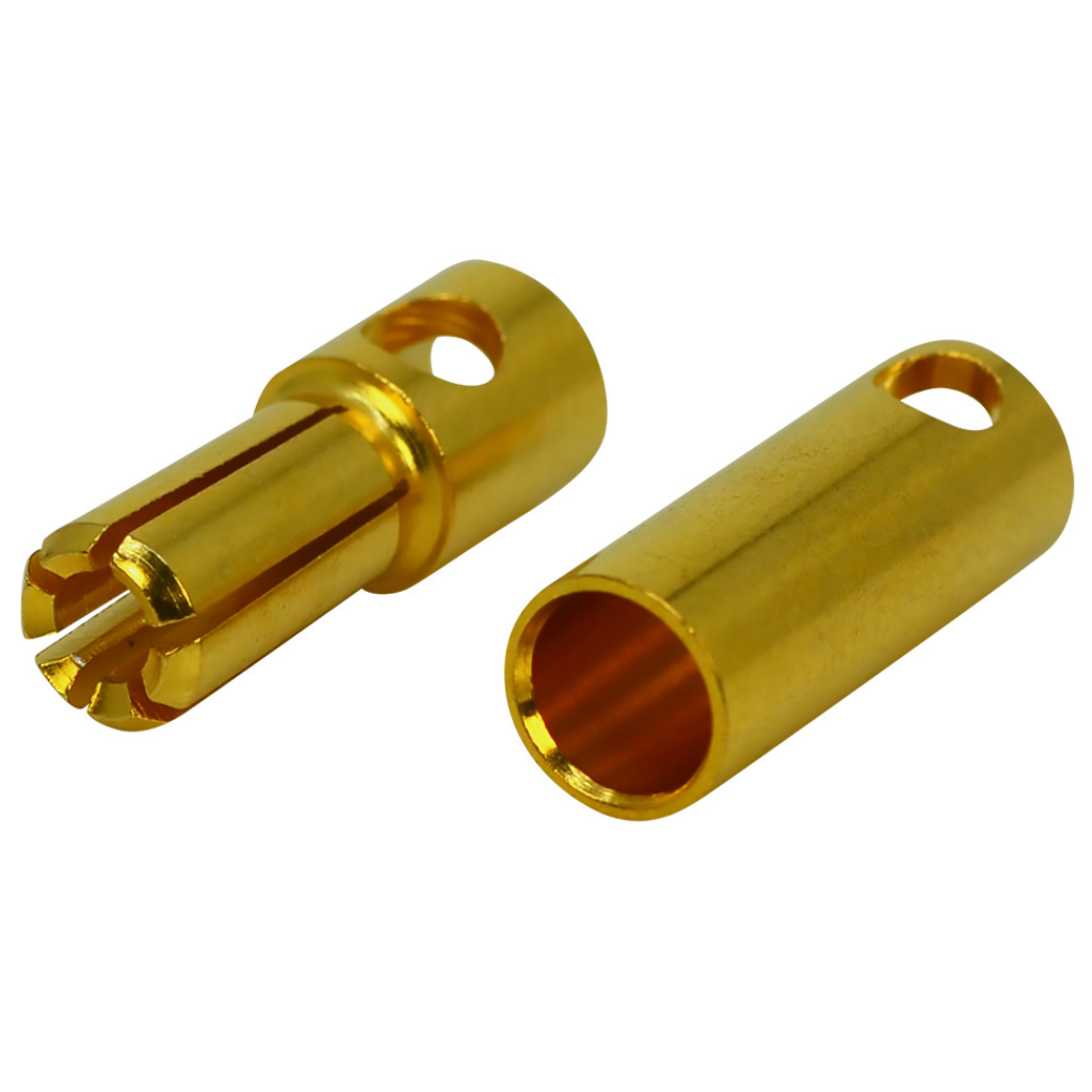 Overlander Amass Gold Plated Bullet Connectors (5 Pairs) - 6mm