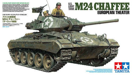 Tamiya 1/35 .S. Light Tank M24 Chaffee European Theatre Kit 35391