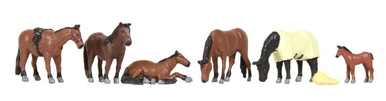 Scenecraft Horses OO Gauge 36-080