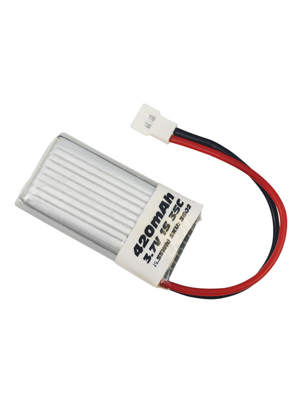 Overlander 420mAh 3.7V 1S 35C LiPo Battery