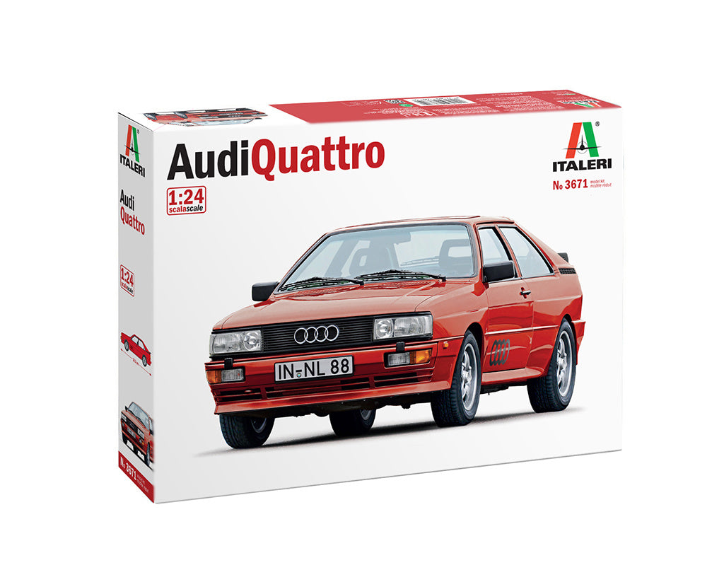 Italeri 1/24 Scale Audi Quattro Car Kit 3671