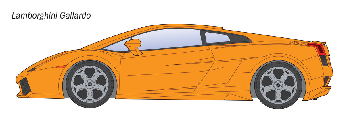 ITALERI 1/24 Lamborghini Gallardo Kit 3673