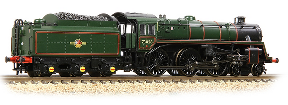 Graham Farish BR Standard 5MT with BR1 Tender 73026 BR Lined Green (Late Crest) 372-728B