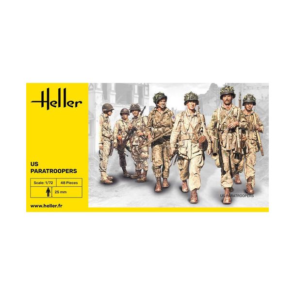 Heller 1/72 US Paratroopers - 48 pieces