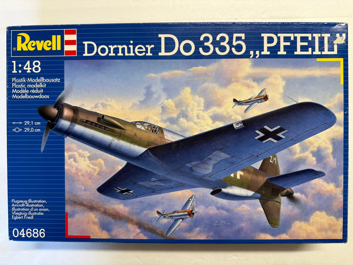Revell 1/48 Dornier Do 335 PFEil A1 A12 04686