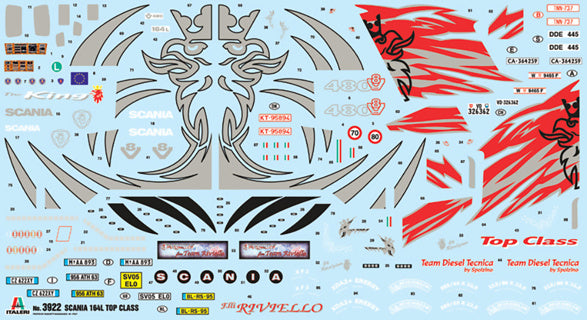 Italeri 1/24 SCANIA 164L TOPCLASS 3922