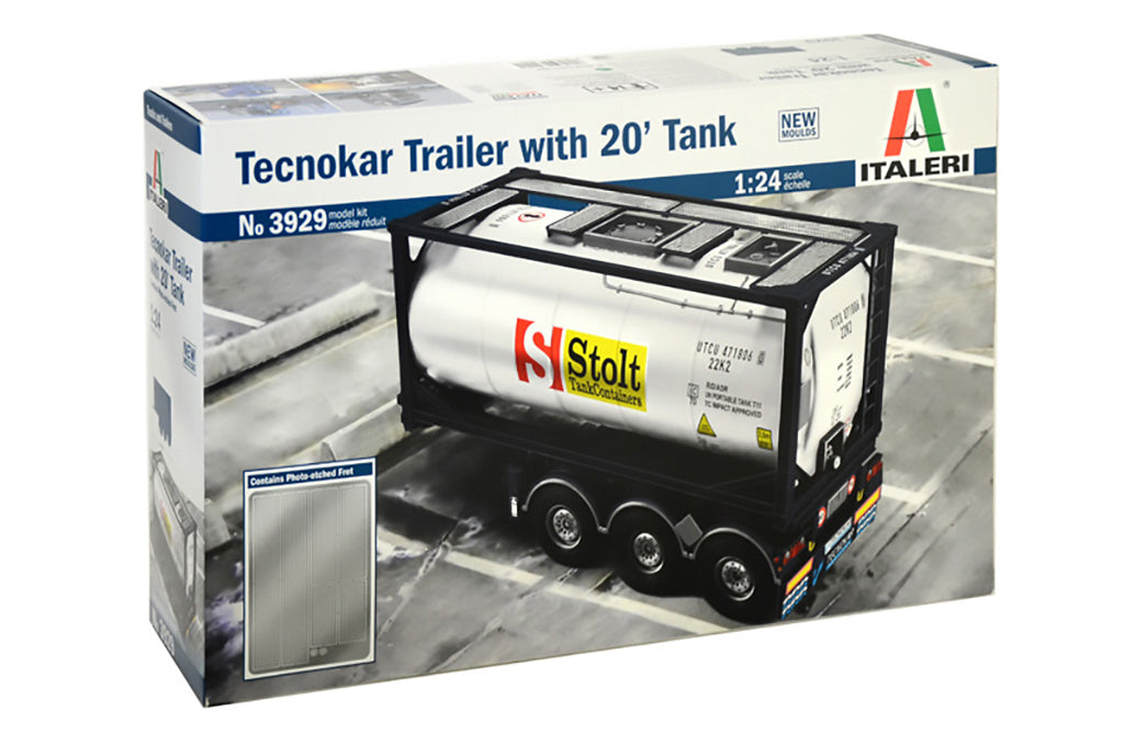 Italeri 1/24 TECNOKAR 20 TANK TRAILER Kit 3929