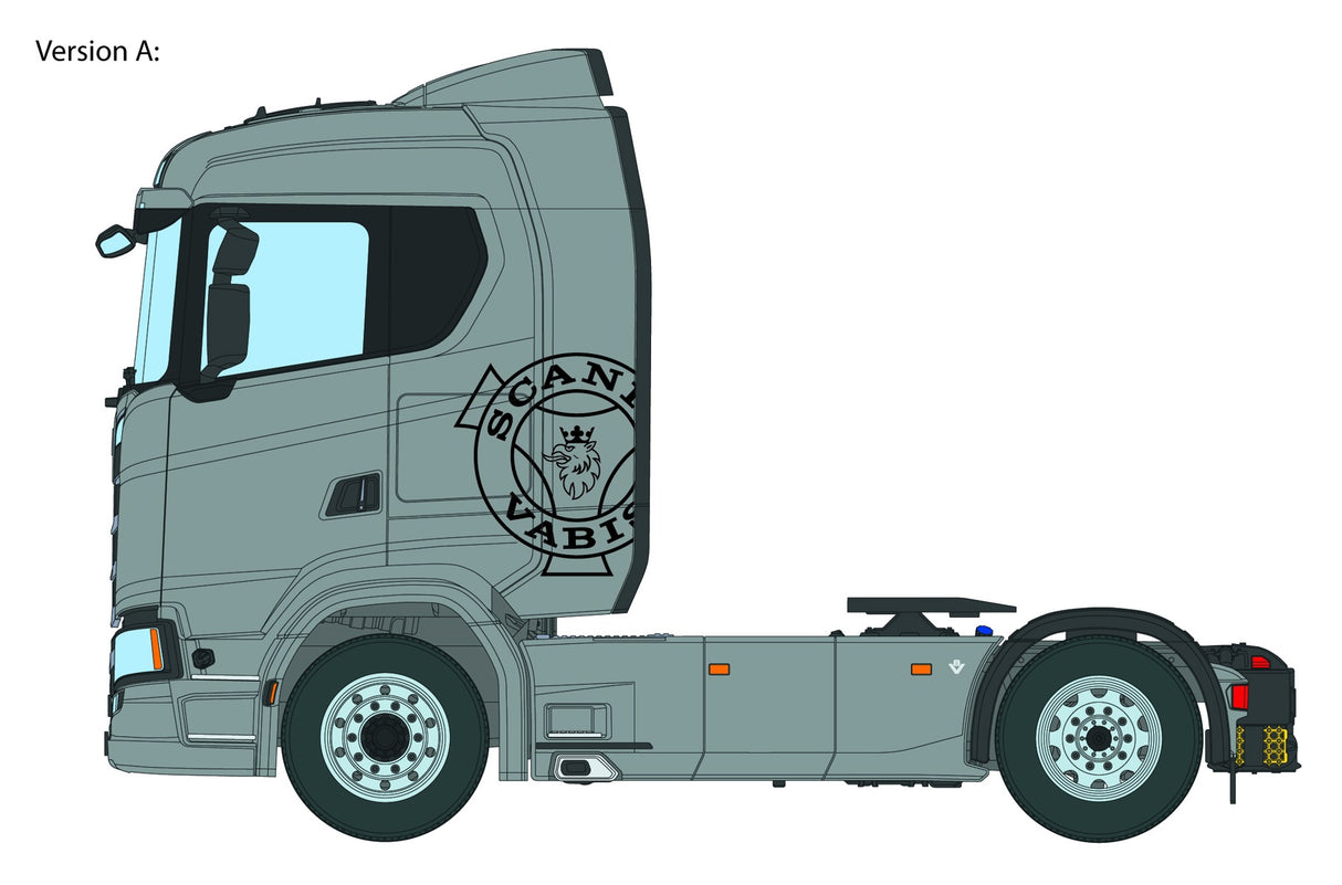 Italeri Scania S770 4x2 Normal Roof Grey Cab Kit 3971