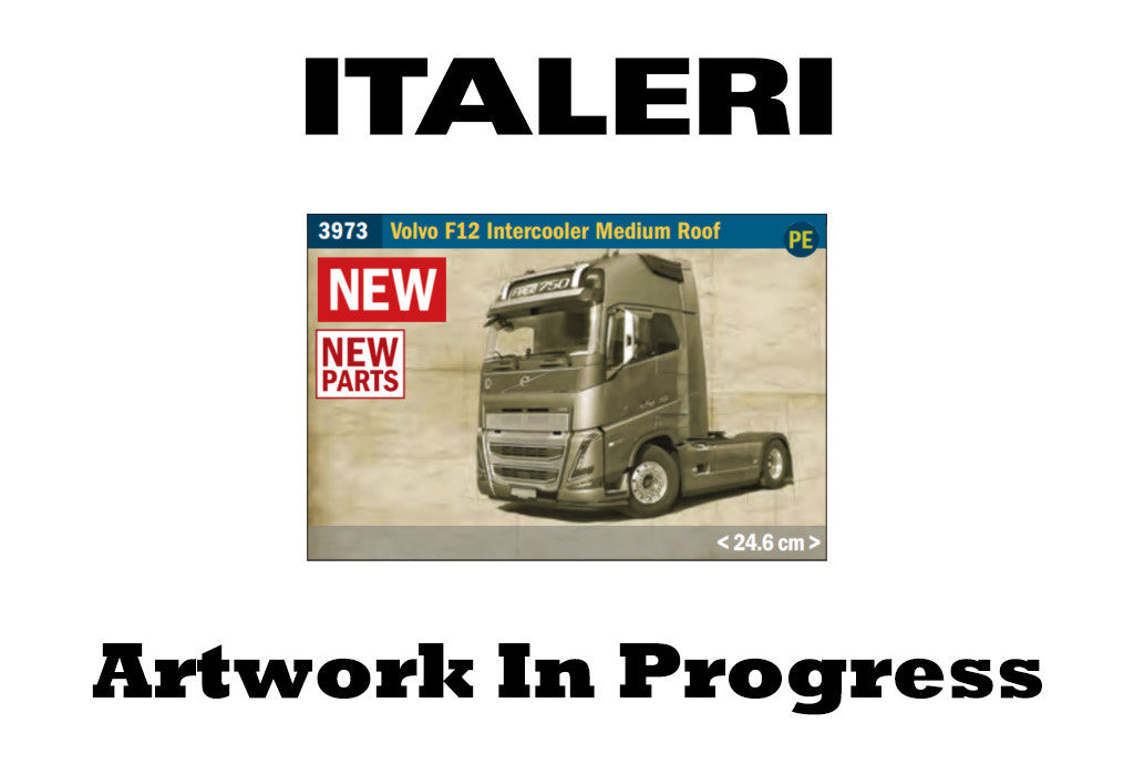 ITALERI Volvo F12 Intercooler Medium Roof Truck 3973