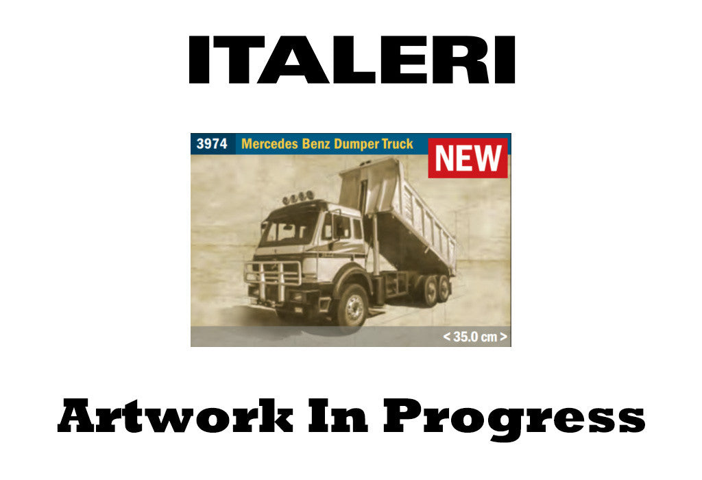 ITALERI Mercedes-Benz Dumper Truck 3974