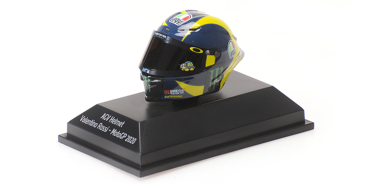 Minichamps Die Cast Collectables - 1:8 AGV Helmet - Valentino Rossi MotoGP 2020