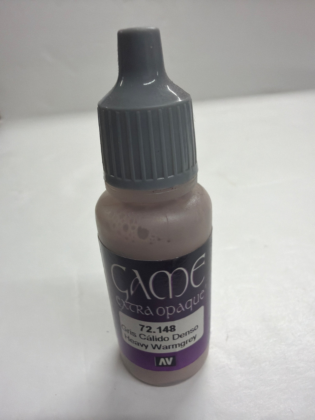 AV Acrylicos Vallejo Acrylic Paint Brush on heavy Warmgrey 72.148