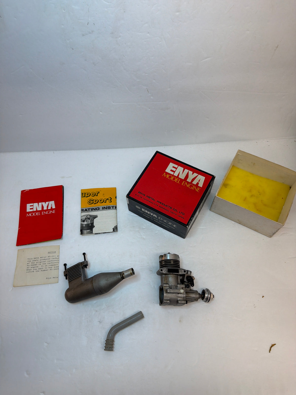 Second Hand engine Glow 2-stroke Aero Enya 40 Super Sport L-SS40