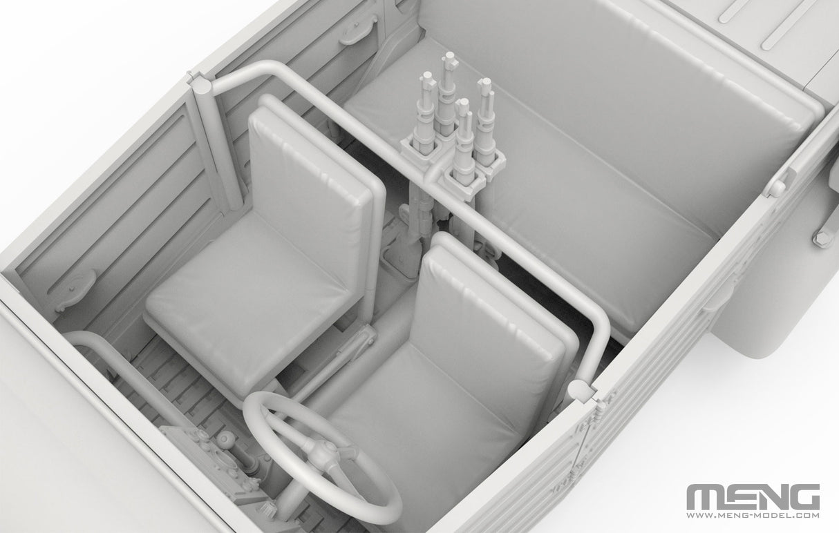 Meng Model 1/35 German Pkw.K1 Kubelwagen Type 82 (Eastern Front) Kit MNGVS-016