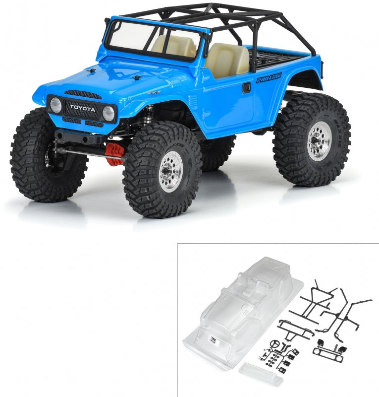 1/10 1979 Toyota Land Cruiser FJ40 Clear Body/Cage 12.3 WB
