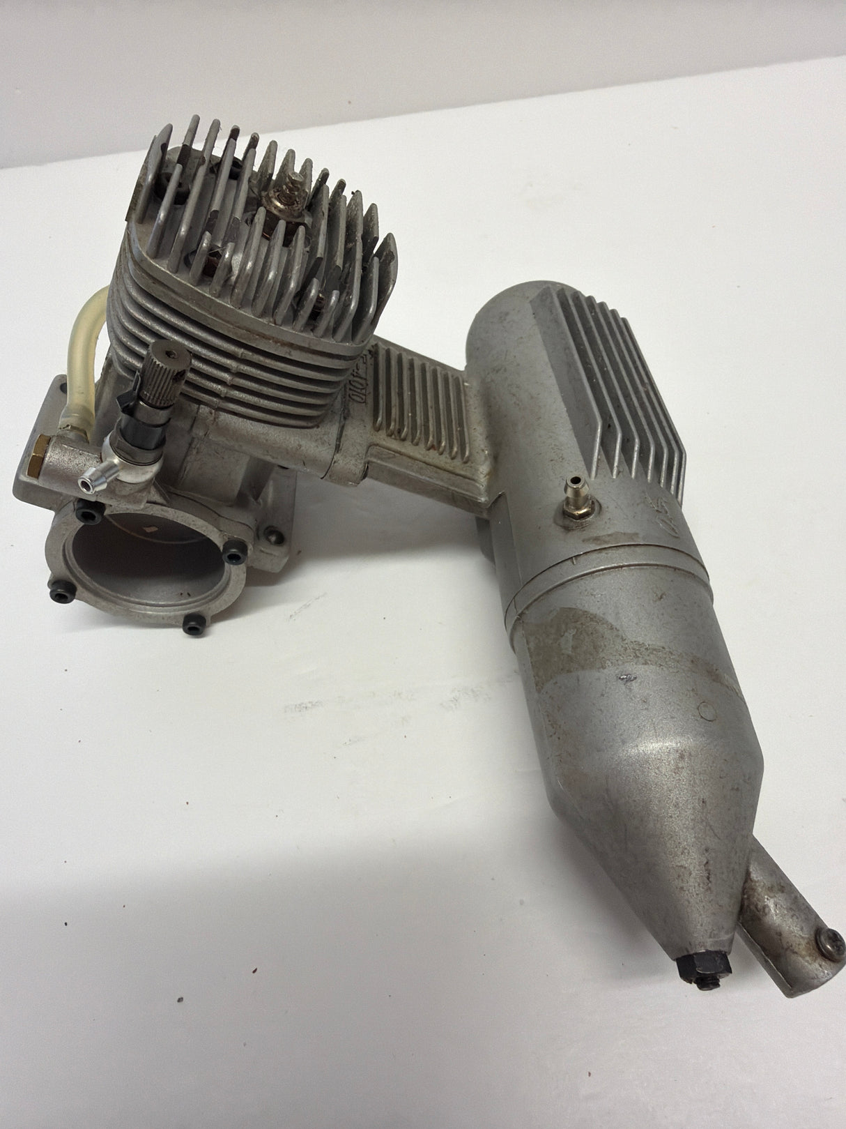 Second Hand Aircraft Engine 2-stroke OS 61 FX with silincer little use (Box 62)
