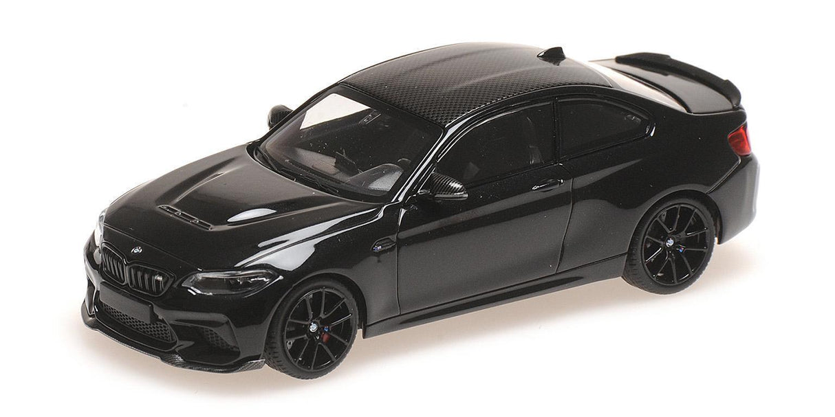 Minichamps Die Cast Collectables - 1:43 2020 BMW M2 CS - Black With Black Wheels