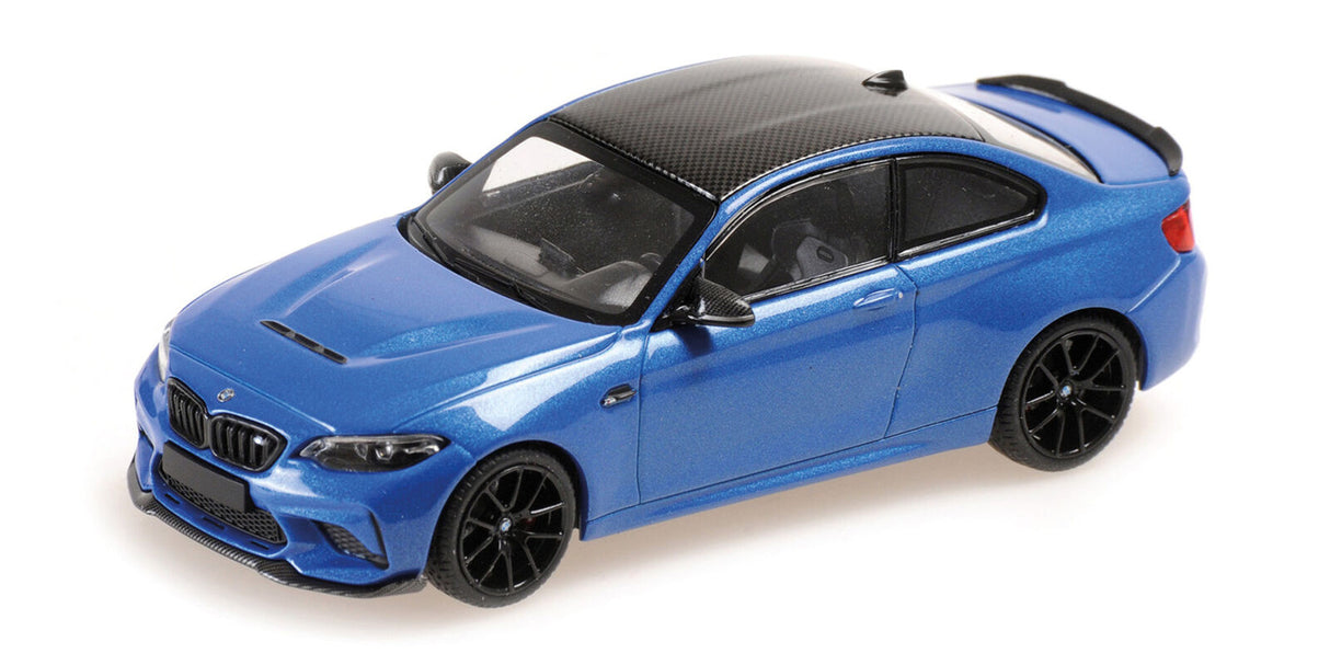Minichamps Die Cast Collectables - 1:43 2020 BMW M2 CS - Blue With Black Wheels