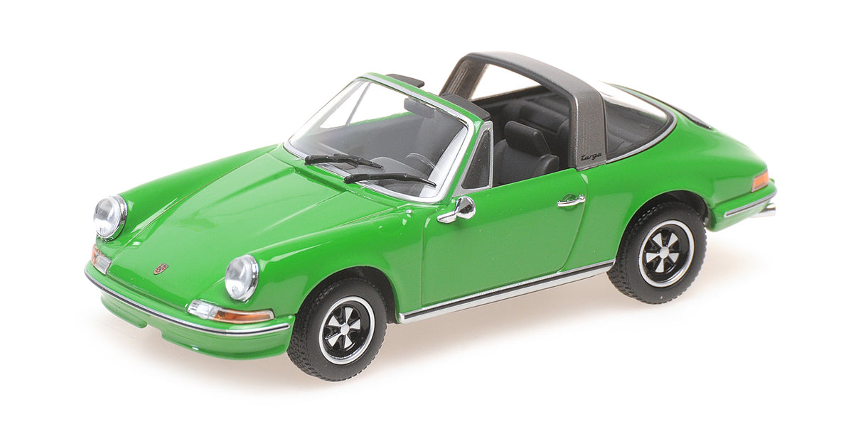 Minichamps Die Cast Collectables - 1:43 1972 Porsche 911 Targa - Green