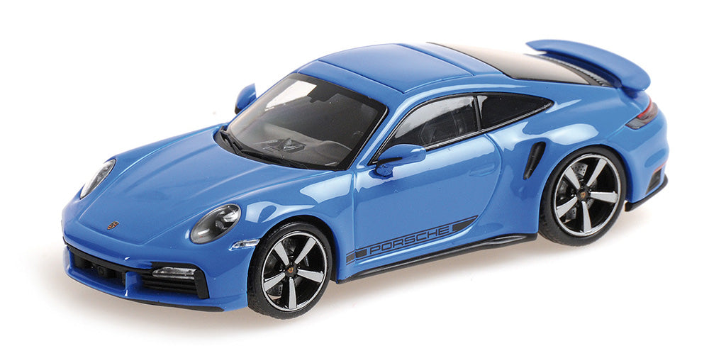 Minichamps Die Cast Collectables - 1:43 2020 Porsche 911 (992) Turbo S - Blue