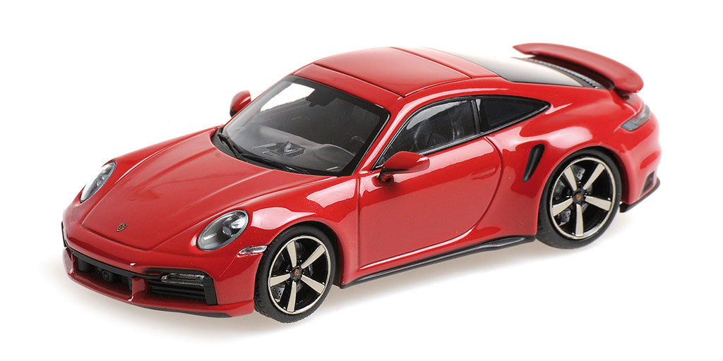 Minichamps Die Cast Collectables - 1:43 2020 Porsche 911 (992) Turbo S - Red
