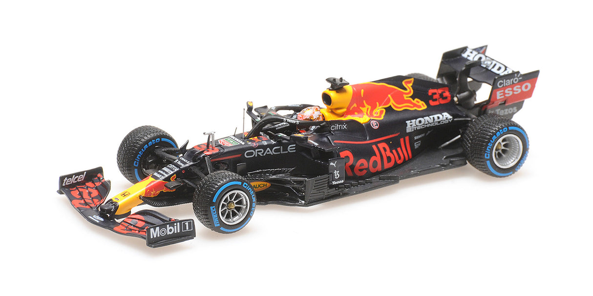 Minichamps Die Cast Collectables - 1:43 Red Bull Racing Honda RB16B - Max Verstappen - Winner Belgian GP 2021