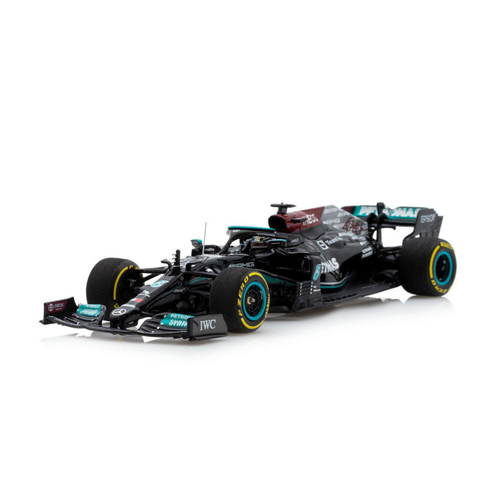 Minichamps Die Cast Collectables - 1:43 Mercedes-AMG Petronas Formula One Team W12 E Performance - Lewis Hamilton - Winner Qatar GP 2021