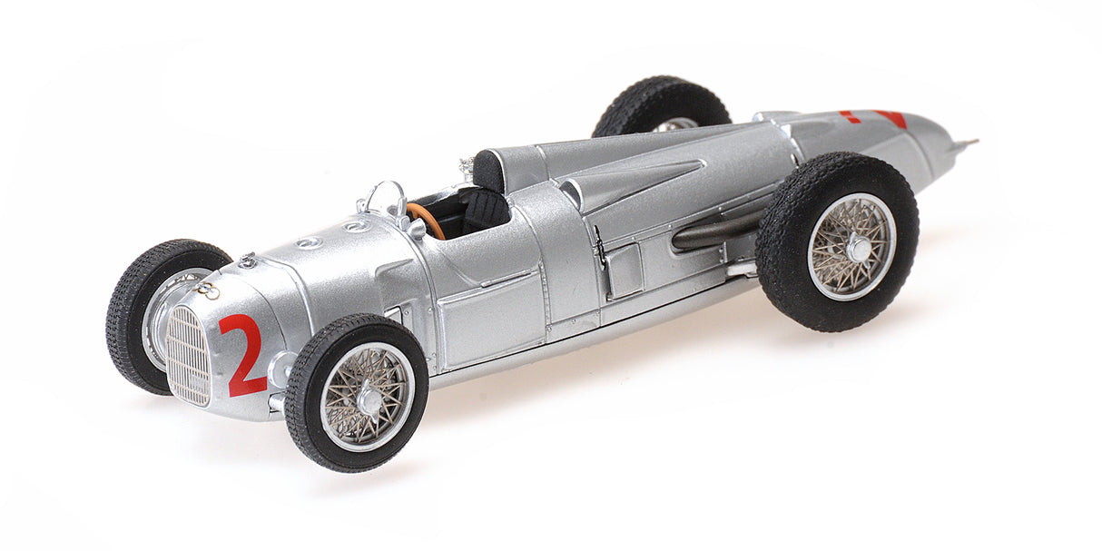 Minichamps Die Cast Collectables - 1:43 Auto Union Type A Langheck Hermann Zu Leiningen - VIII ADAC Eifelrennen 1934