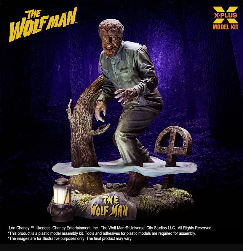 X-Plus 1/8 nLon Chaney as The Wolf Man Kit 411-200150CP