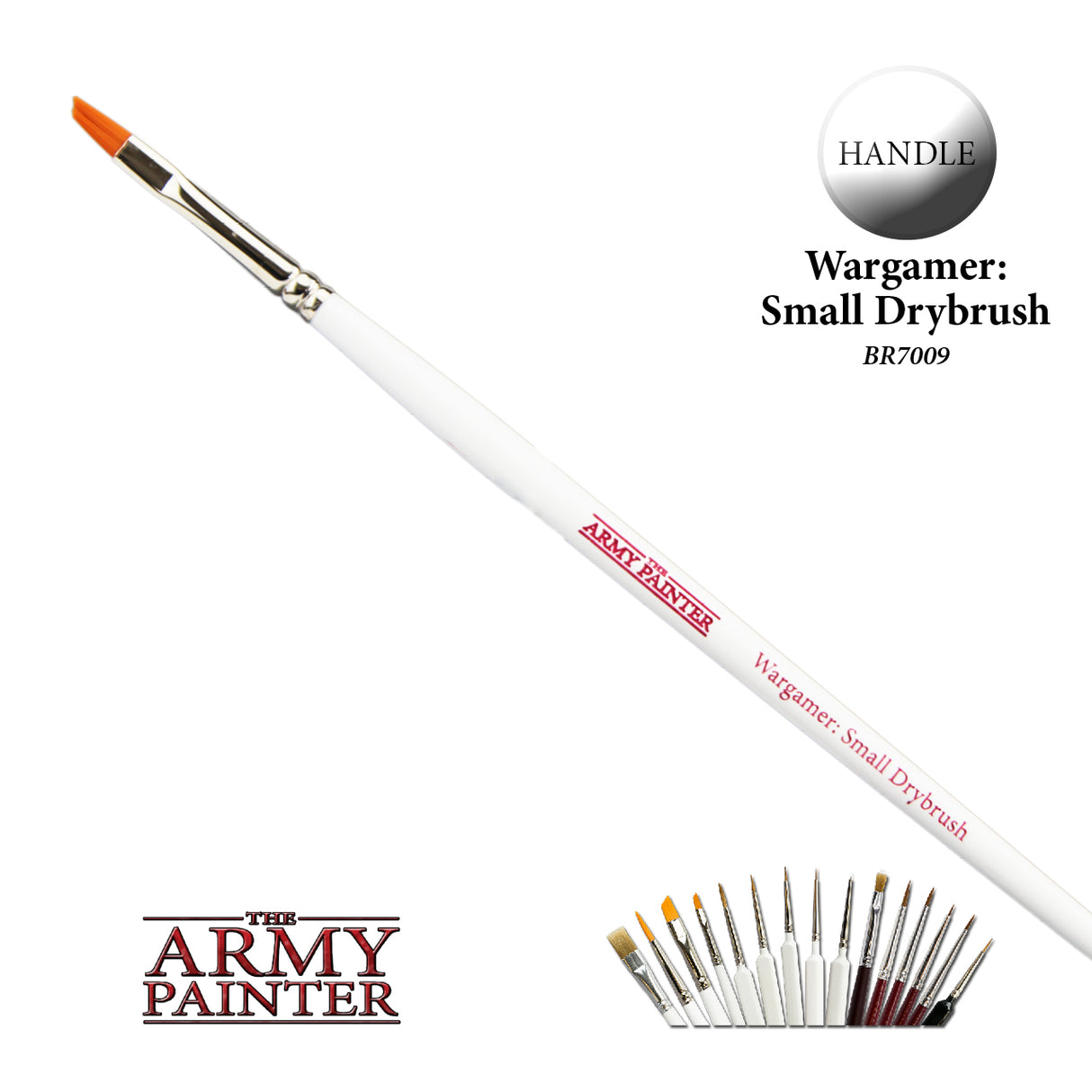 BR7009P SMALL DRYBRUSH ARMY PAINTER