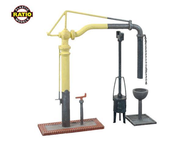 Ratio Lineside Kits OO HO 413 Water Crane Fire Devil