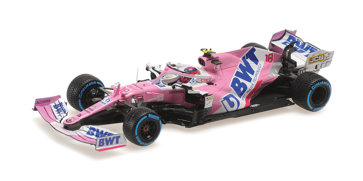 Minichamps Die Cast Collectables - 1:43 BWT Racing Point F1 Team Mercedes RP20 - Lance Stroll - 1st Pole Turkish GP 2020